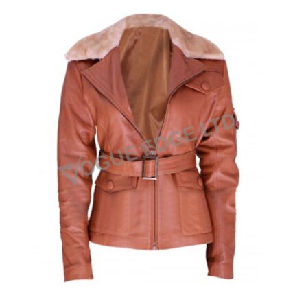 Amy Adams Aviator Leather Jacket - Iconic & Timeless